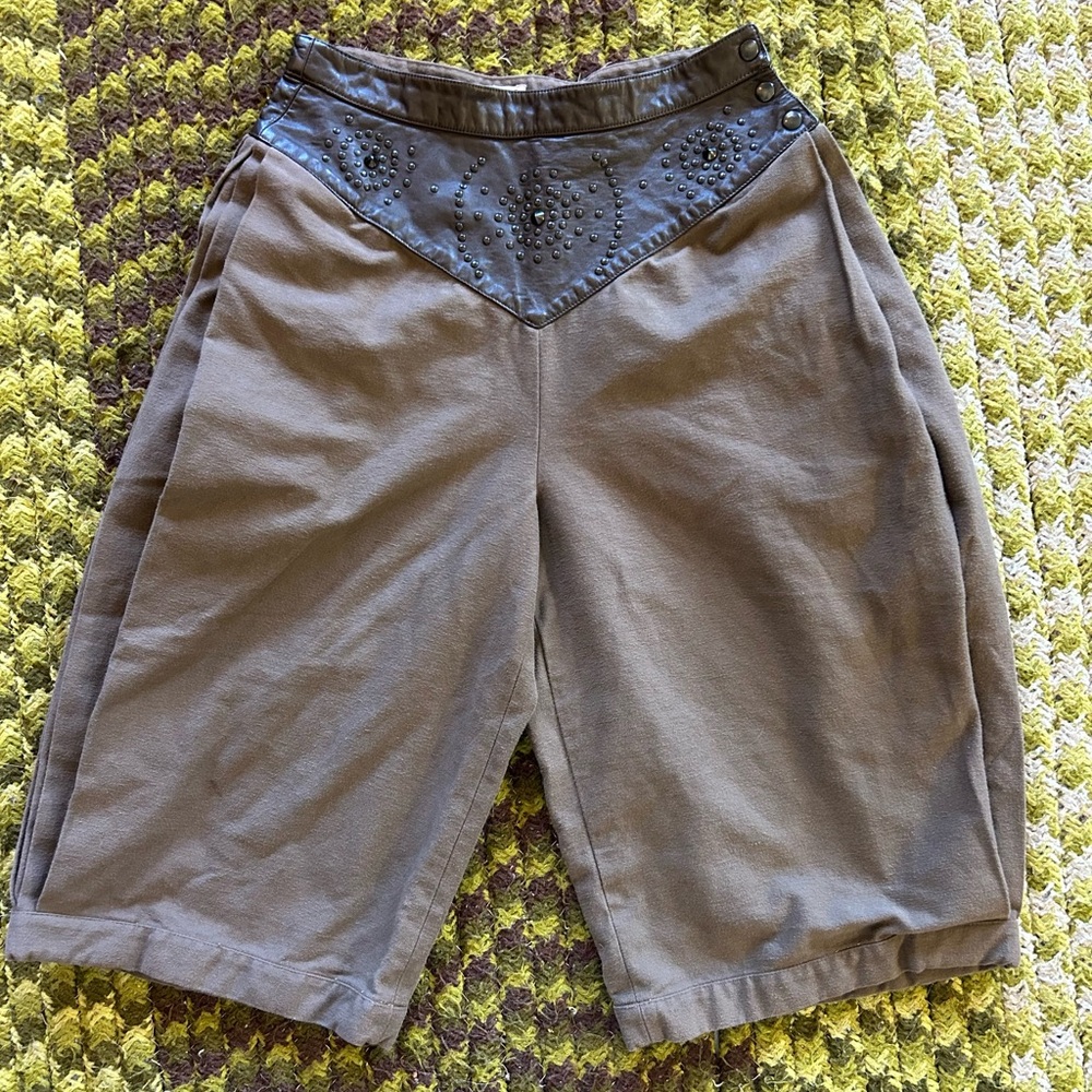Italian designer vintage Luciano Soprano culottes breeches cropped pants